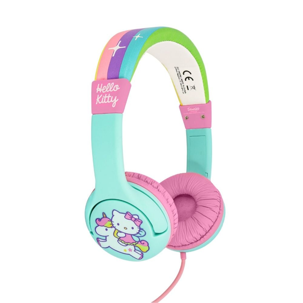 Casti audio cu fir, OTL, On-ear, Hello Kitty Unicorn