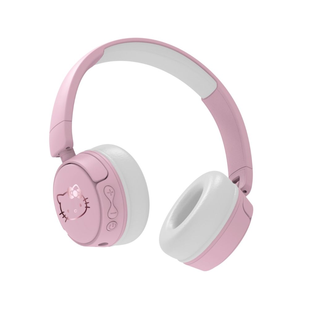 Casti wireless, OTL, On-ear, Hello Kitty Rose Gold