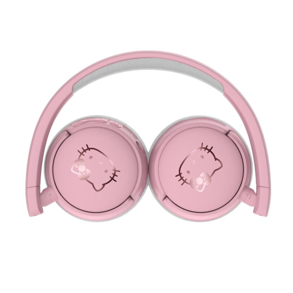 Casti wireless, OTL, On-ear, Hello Kitty Rose Gold