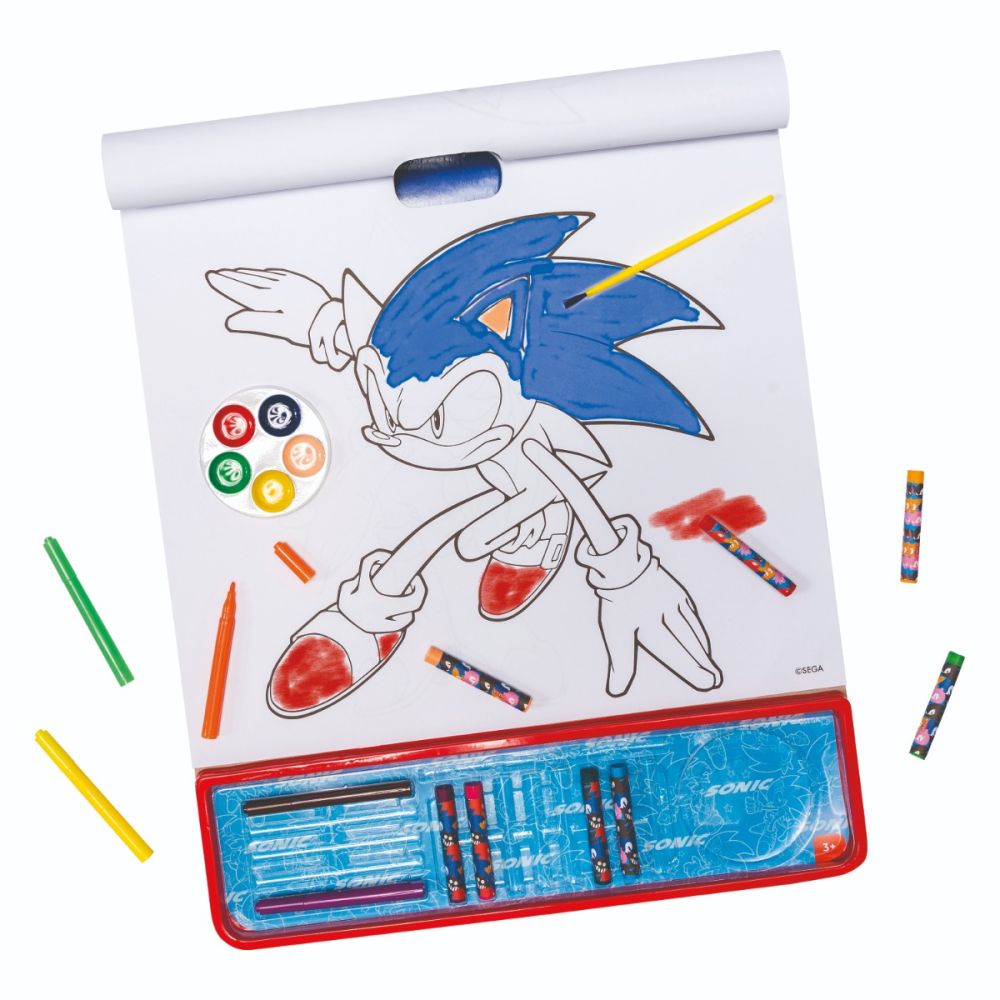 Set pentru desen, Sonic The Hedgehog, Giga Block 5 In 1