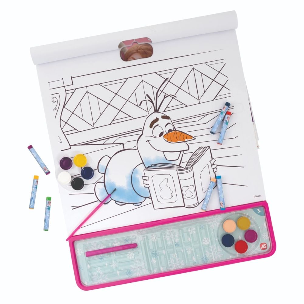 Set de desen 5 in 1, Happi Hobbi, Giga Block, Disney Frozen