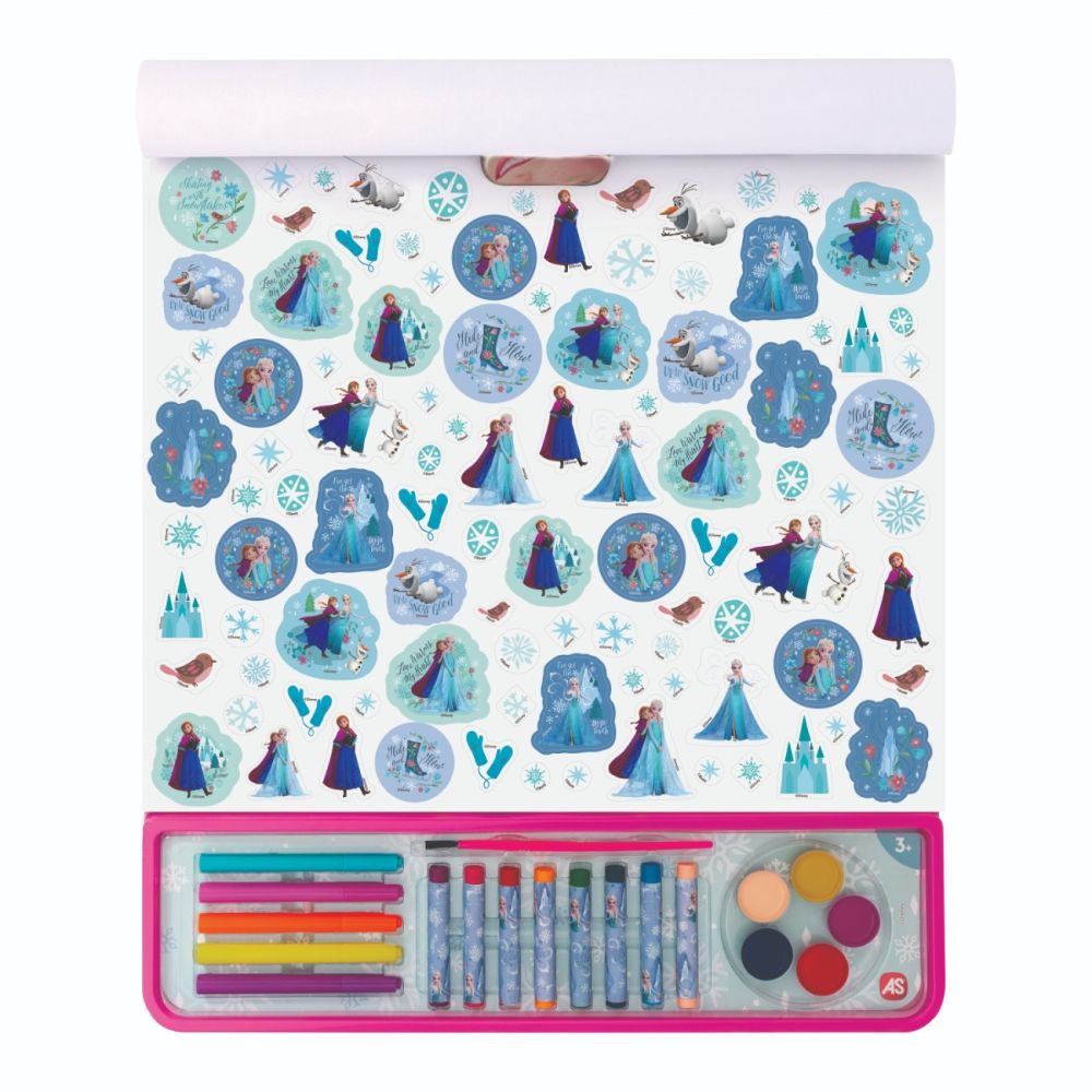 Set de desen 5 in 1, Happi Hobbi, Giga Block, Disney Frozen