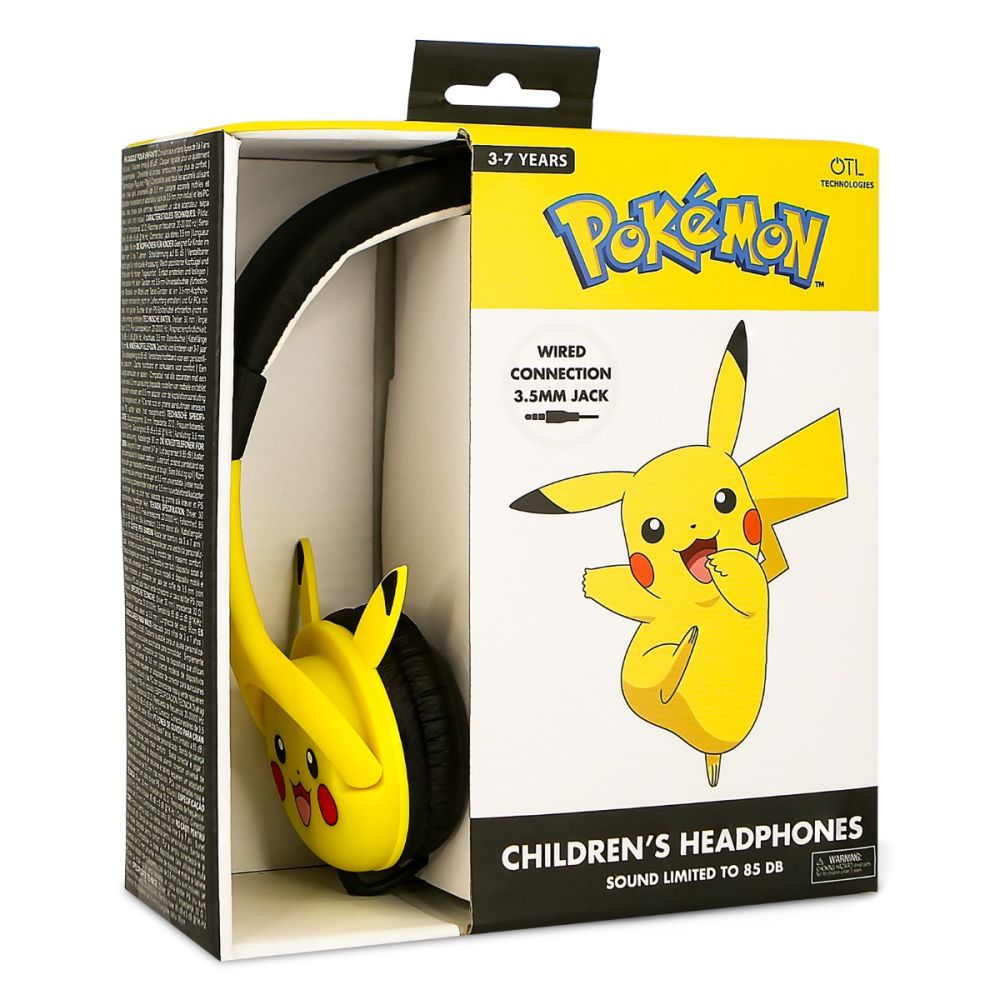 Casti audio cu fir, OTL, On-ear, Pokemon Pikachu