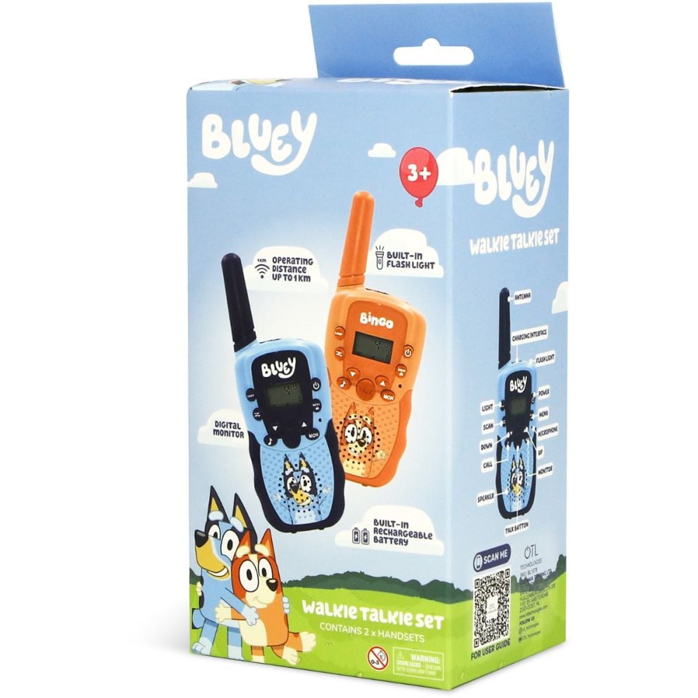 Set walkie talkie digital, OTL, Bluey