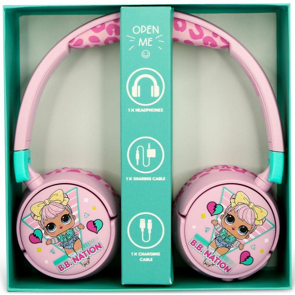 Casti wireless, OTL, On-ear, LOL Surprise BB Nation