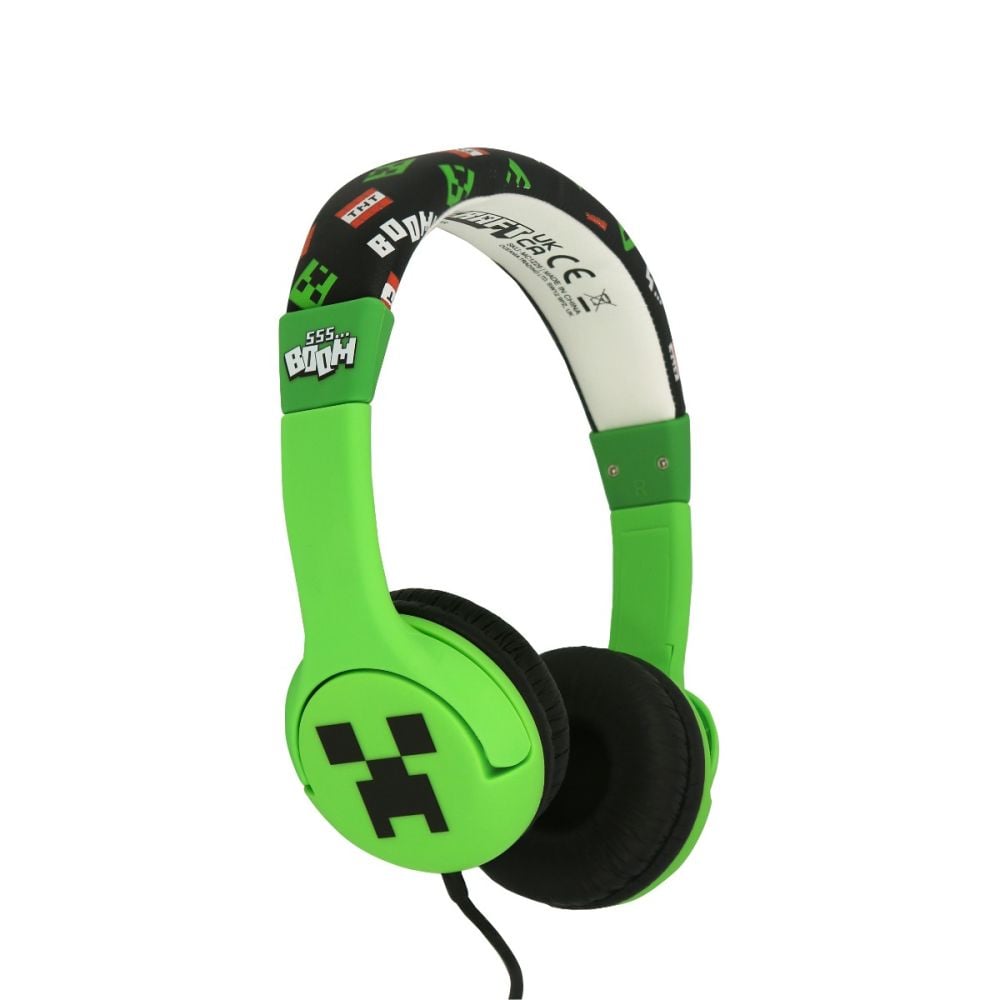 Casti audio cu fir, OTL, On-ear, Minecraft Creeper
