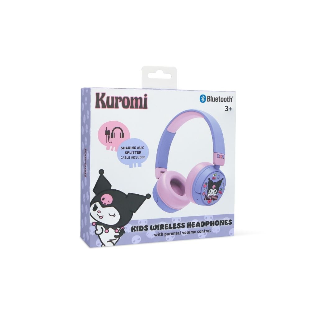 Casti wireless, OTL, Bluetooth, On-ear, Kuromi