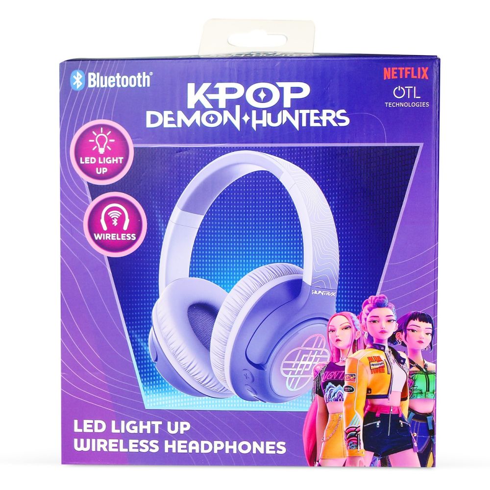 Casti wireless cu lumini LED, OTL, K-Pop Demon Hunters