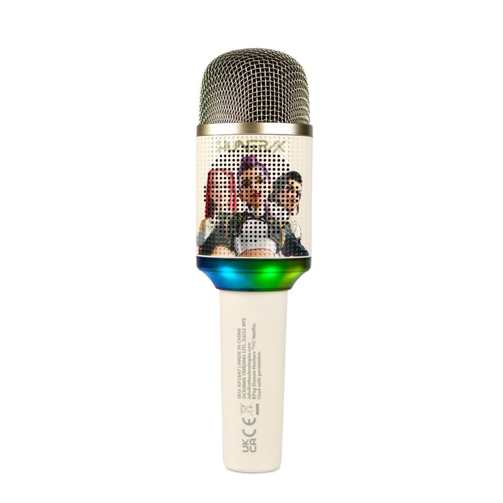Microfon karaoke wireless PopSing, OTL, K-Pop Demon Hunters, Gold