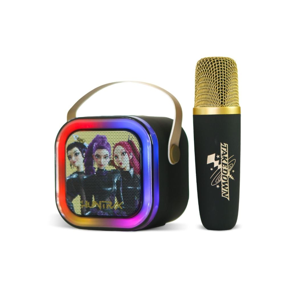 Boxa wireless cu un microfon, OTL, K-Pop Demon Hunters PopSing, Negru