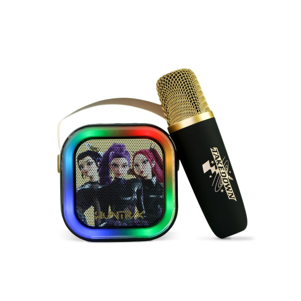 Boxa wireless cu un microfon, OTL, K-Pop Demon Hunters PopSing, Negru