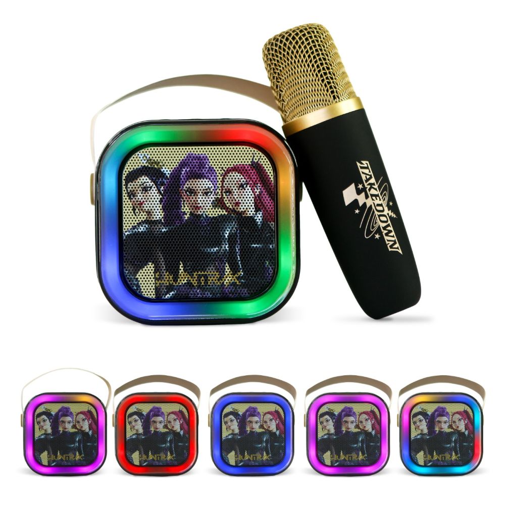 Boxa wireless cu un microfon, OTL, K-Pop Demon Hunters PopSing, Negru