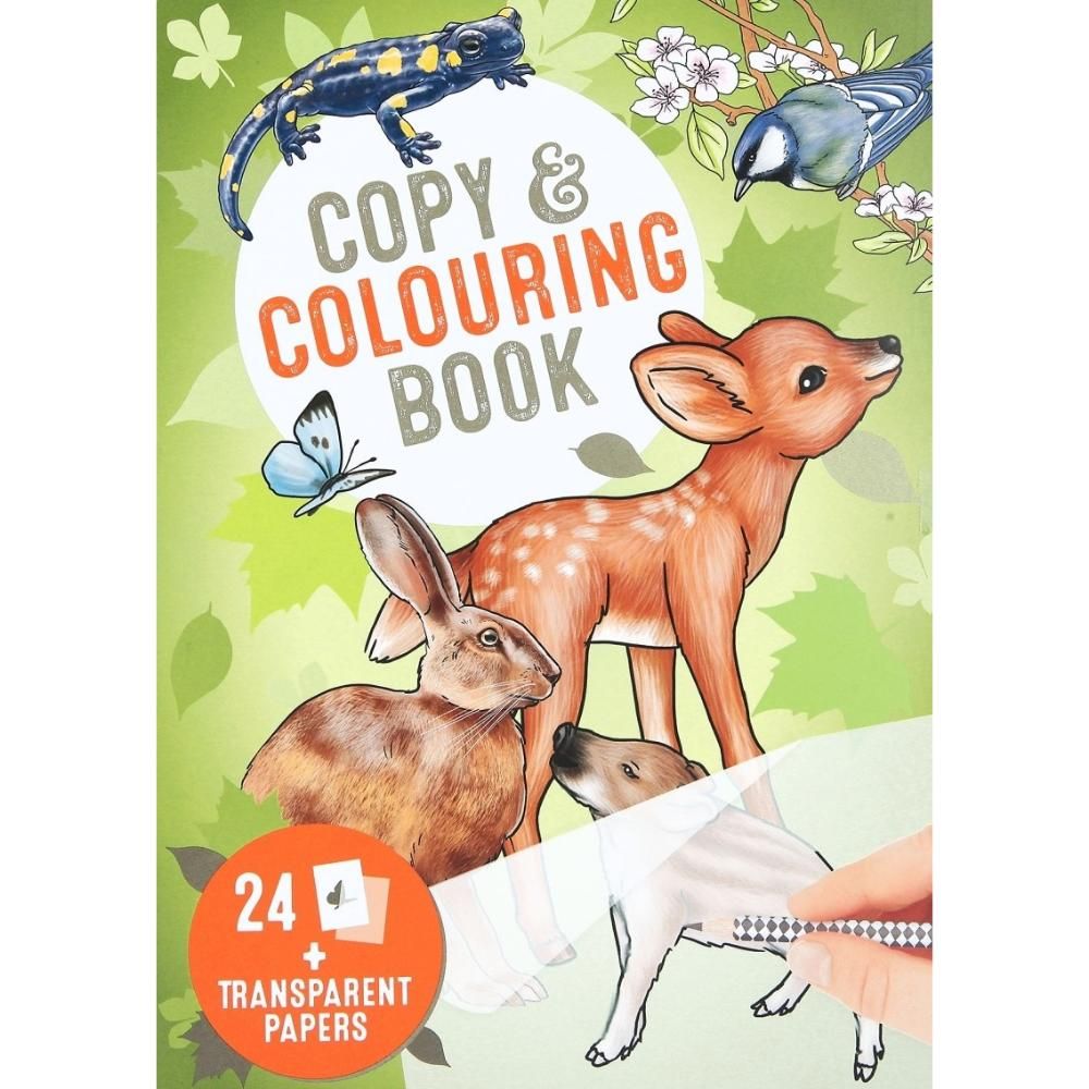 Carte de colorat si copiat, Depesche, Wildlife