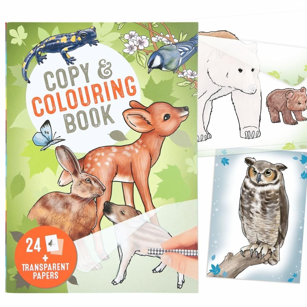 Carte de colorat si copiat, Depesche, Wildlife
