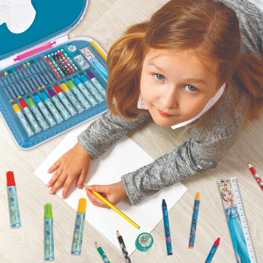 Set pentru desen in gentuta, Art Case, Disney Frozen