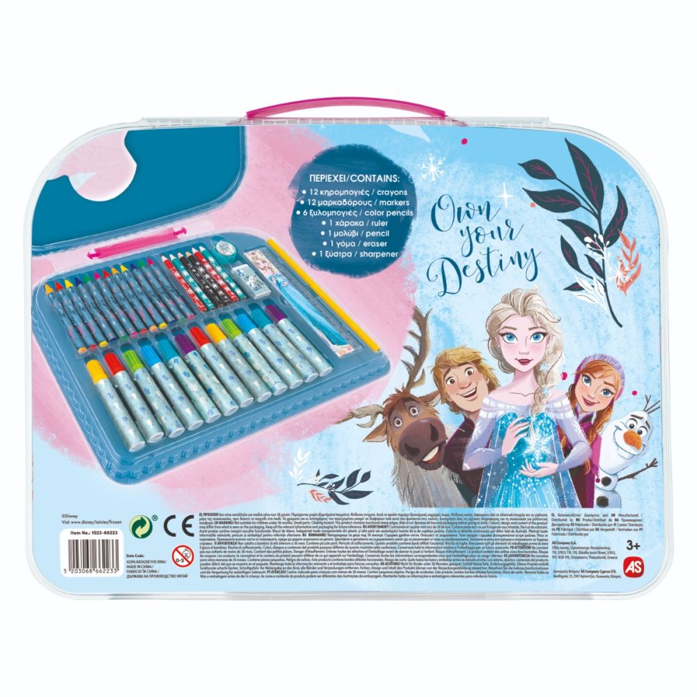 Set pentru desen in gentuta, Art Case, Disney Frozen