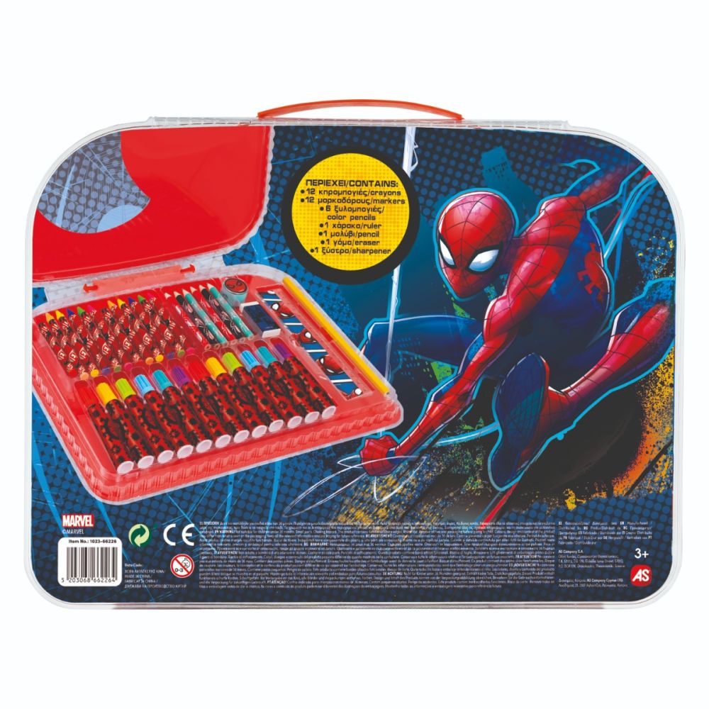 Set pentru desen in gentuta, Art Case, Marvel Spiderman