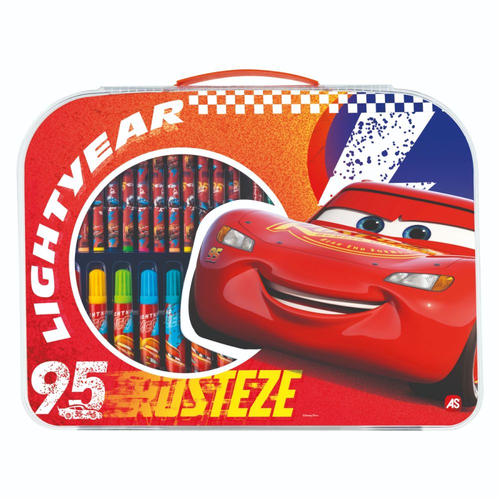 Set pentru desen in gentuta, Art Case, Cars