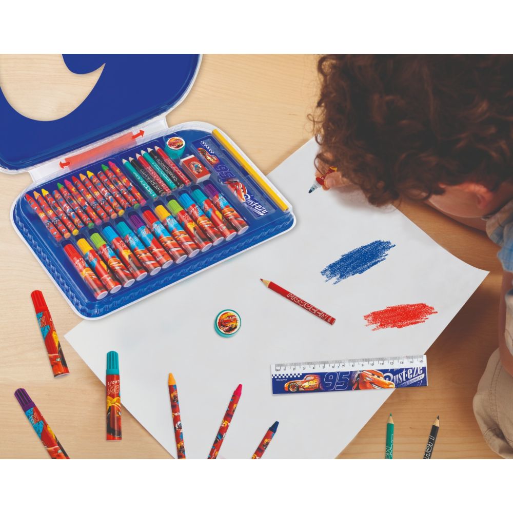 Set pentru desen in gentuta, Art Case, Cars