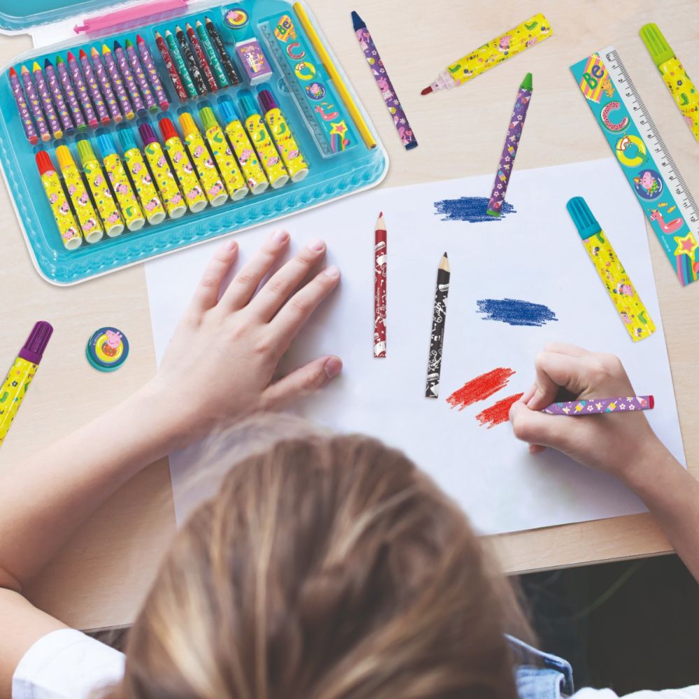Set pentru desen in gentuta, Art Case, Peppa Pig