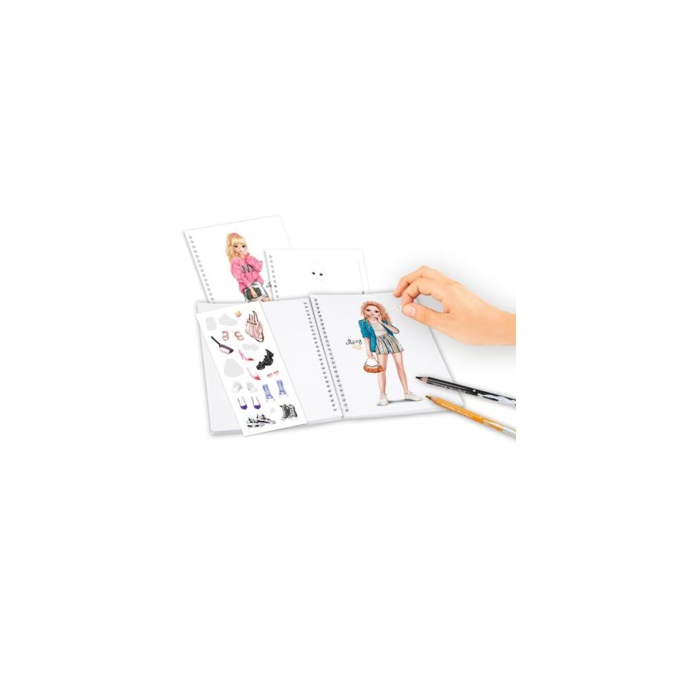 Carte de colorat si schite, Depesche, TopModel, Pocket