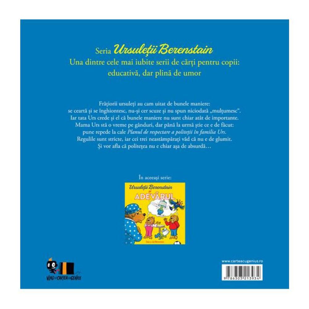 Ursuletii Berenstain uita de bunele maniere