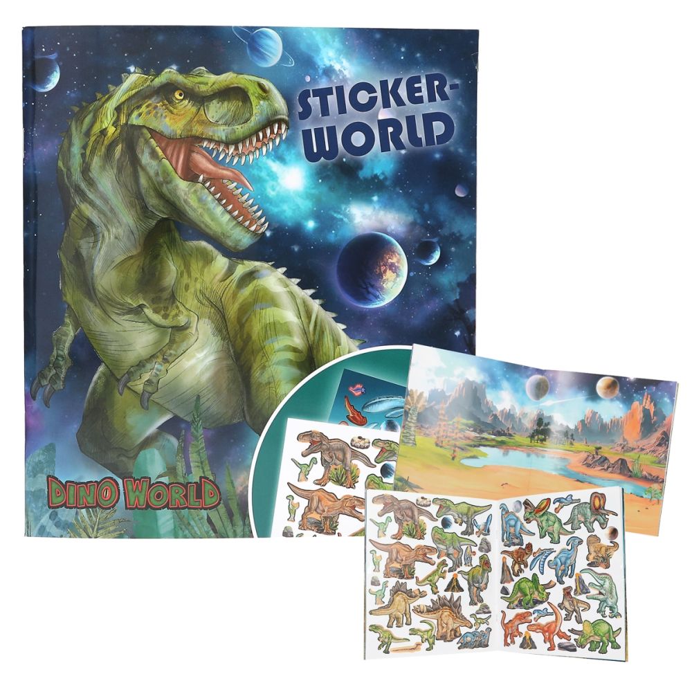 Carte cu stickere, Depesche, Dino World Galaxy