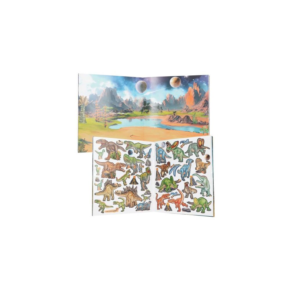 Carte cu stickere, Depesche, Dino World Galaxy