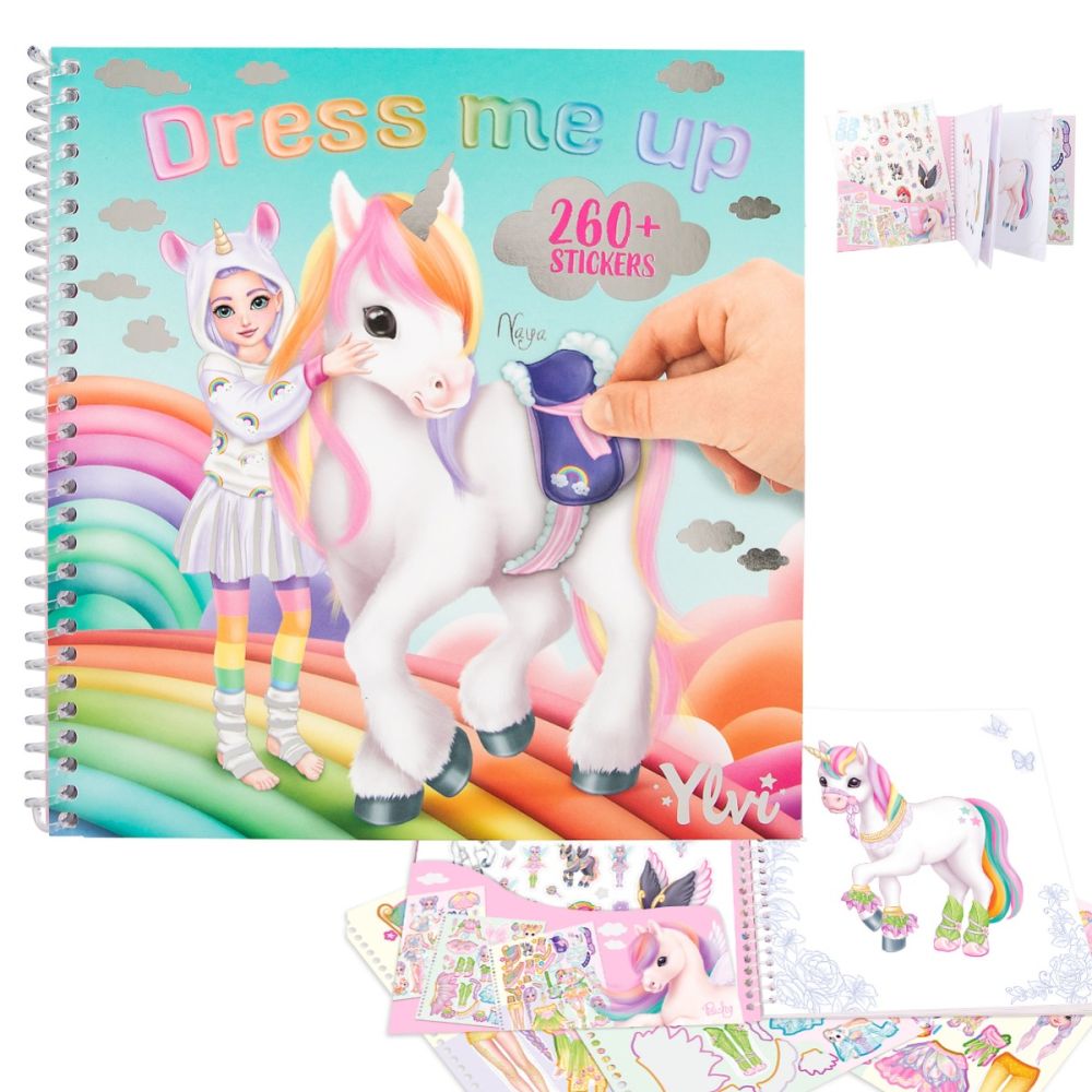 Carte cu stickere, Depesche, Ylvy Dress Me Up