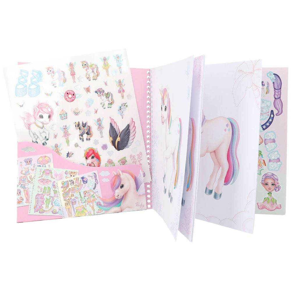 Carte cu stickere, Depesche, Ylvy Dress Me Up