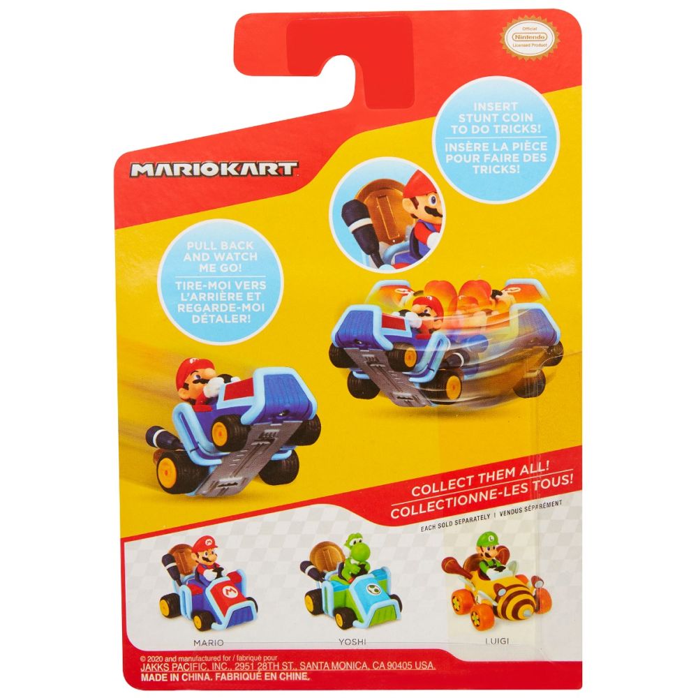 Figurina cu masinuta, Mario Kart, Dinozaurul Yoshi | Noriel