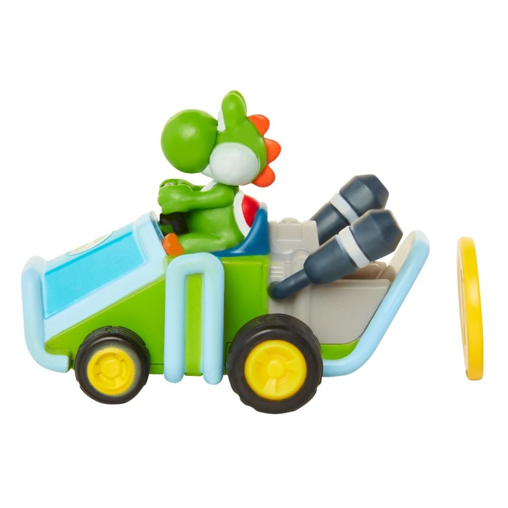 Figurina cu masinuta, Mario Kart, Dinozaurul Yoshi