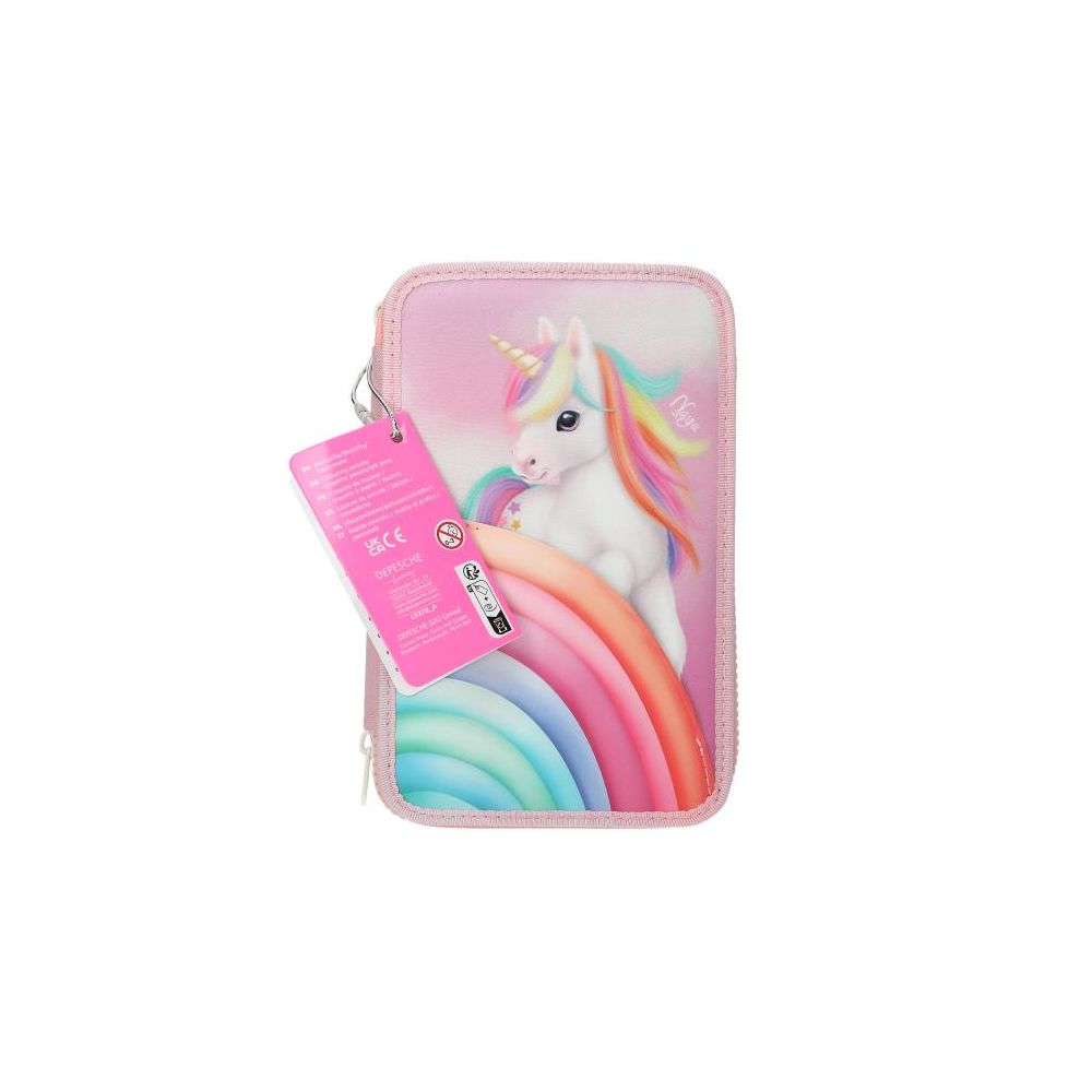 Penar cu trei compartimente echipat, Depesche, Model Unicorn Ylvi