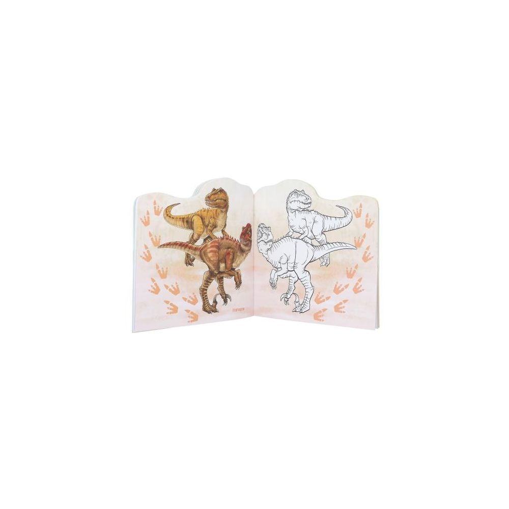 Carte de colorat si stickere, Depesche, Dino World