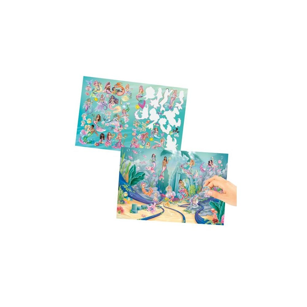 Carte cu stickere, Depesche, TopModel, Metallic Mermaid