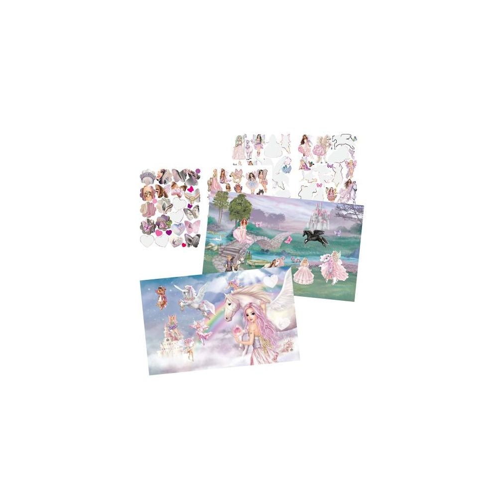 Carte cu stickere, Depesche, TopModel, Viva Violet