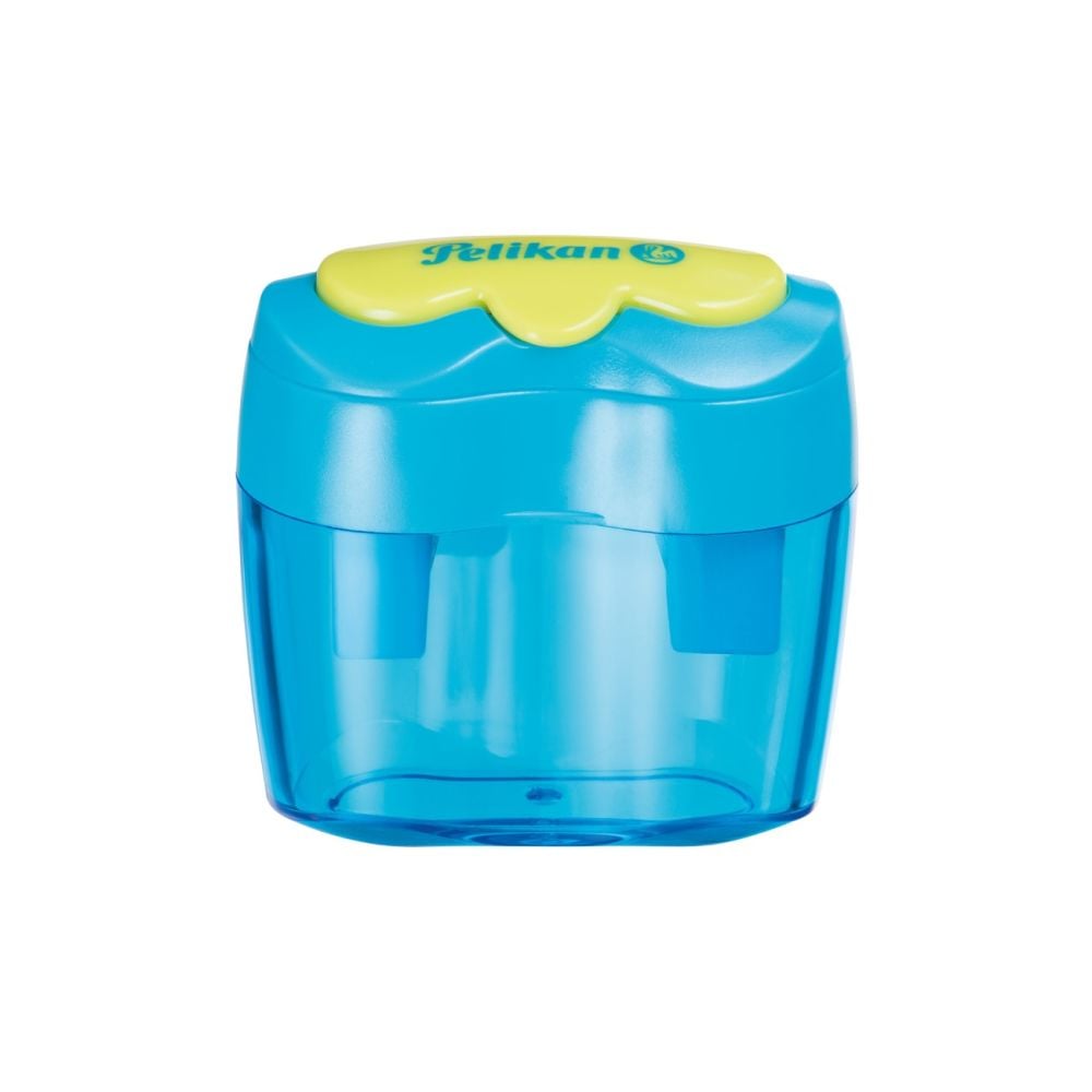Ascutitoare din plastic, dubla cu container, Pelikan