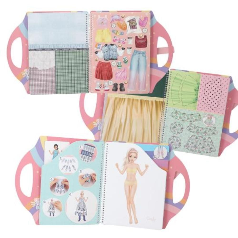 Carte cu stickere, Depesche, TopModel, Dress Me Up Collage