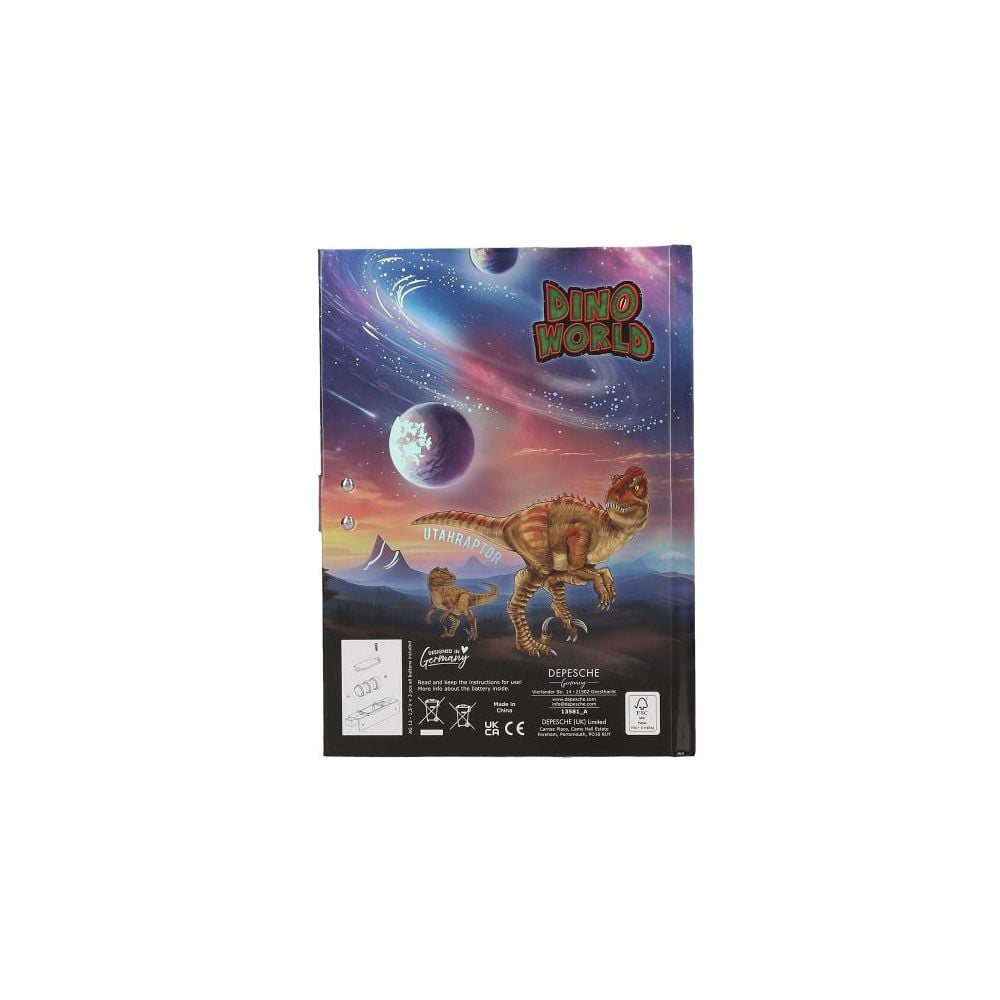 Jurnal cu cod si sunet, Depesche, Dino World