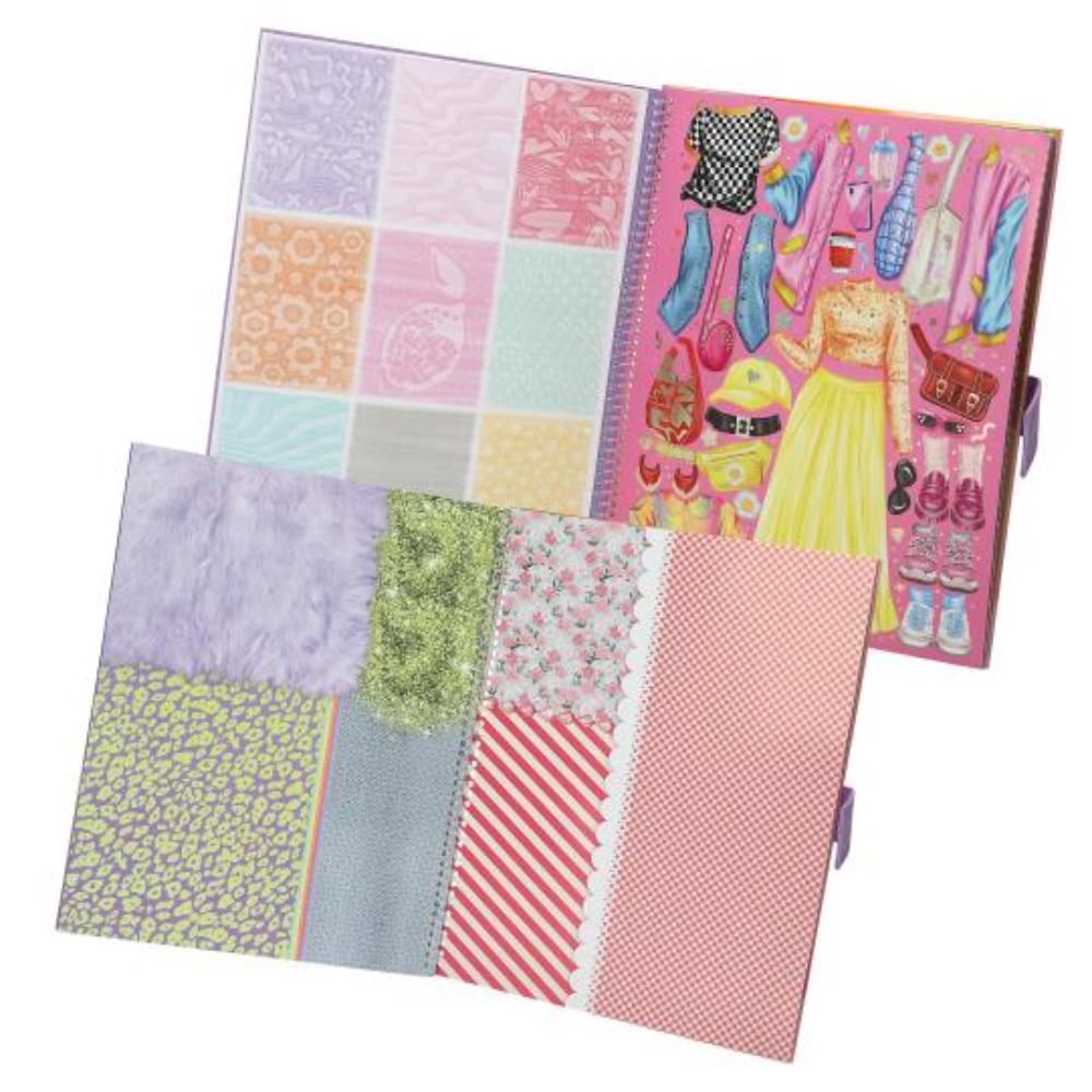 Carte de colorat si creativitati, Depesche, TopModel Special Design