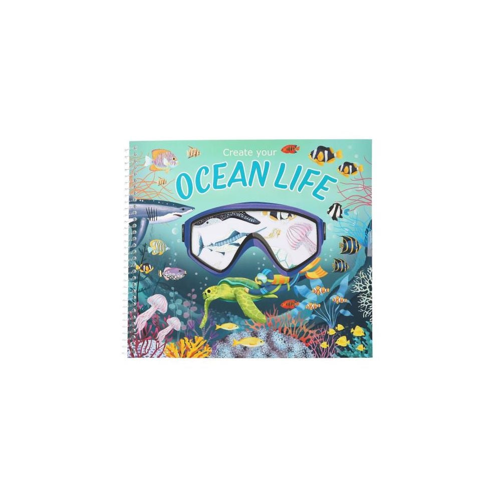 Carte cu stickere, Depesche, Create Your Ocean