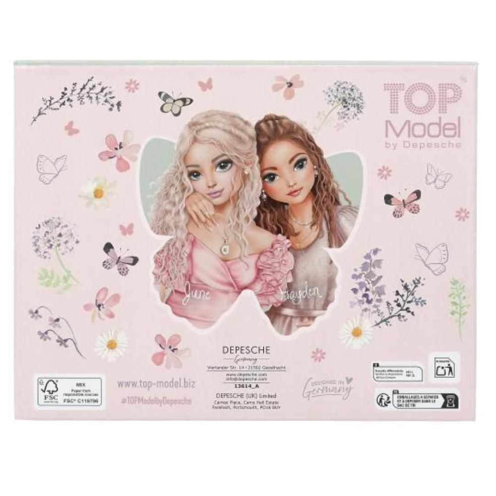 Set accesorii pentru birou, Depesche, TopModel Summer Feeling