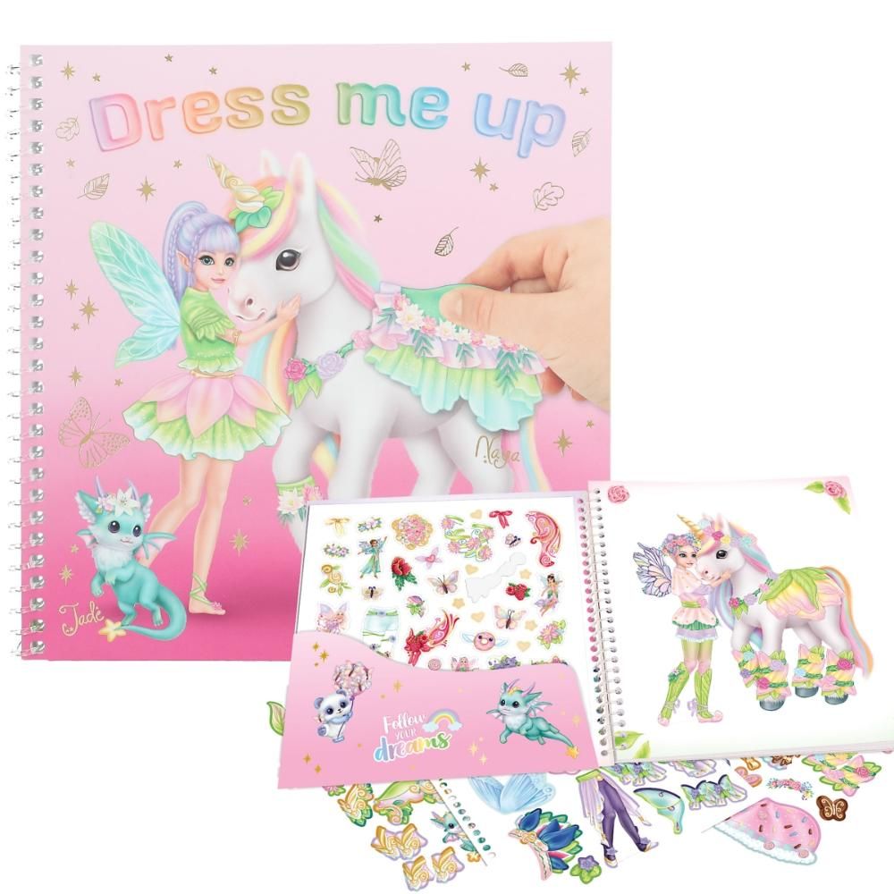 Carte cu stickere, Depesche, Dress Me Up Ylvi