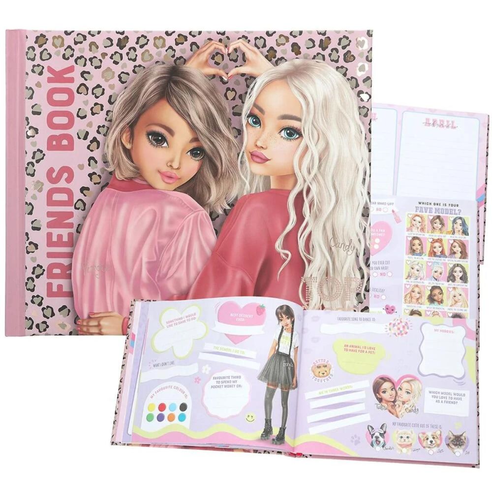 Depesche 12036 TOPModel Corgi - Brotdose in Pink mit 3 Fächern und separaten Klapp-Verschlüssen