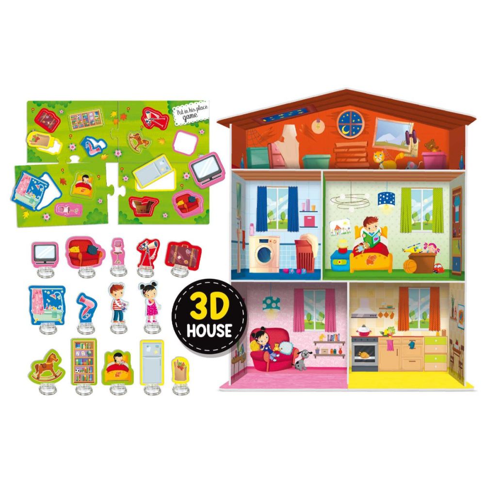Joc educativ, Lisciani Montessori, Casuta pentru joaca