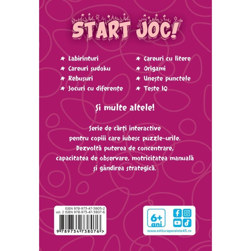 Start joc 50 de jocuri cu diferente. Vol. 2