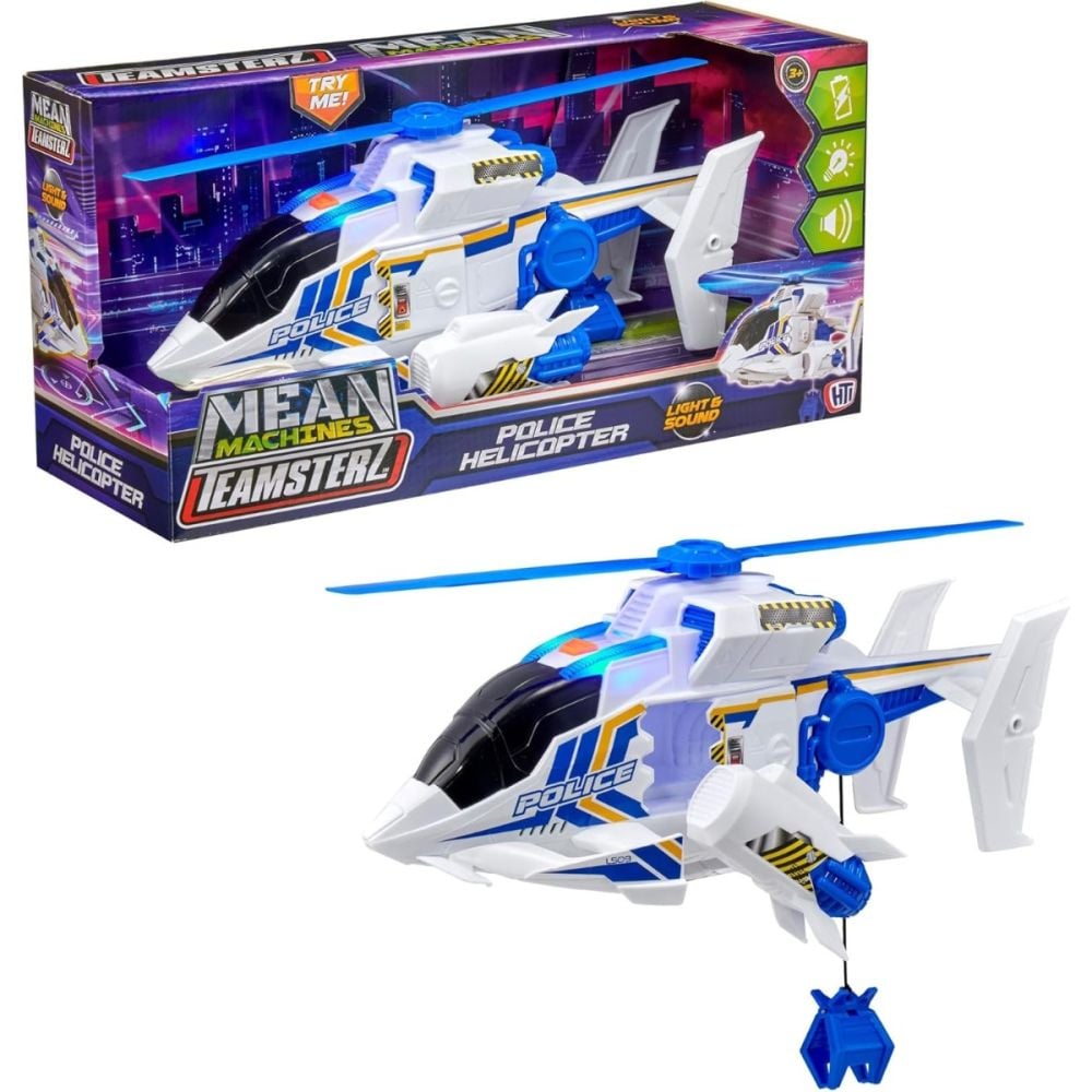 Elicopter cu lumini si sunete, Teamsterz, Mean Machines, Police