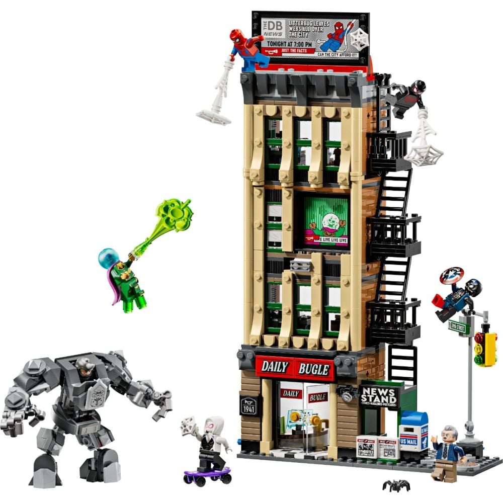 LEGO® Super Heroes - Omul Paianjen vs Mysterio: Daily Bugle (76342)