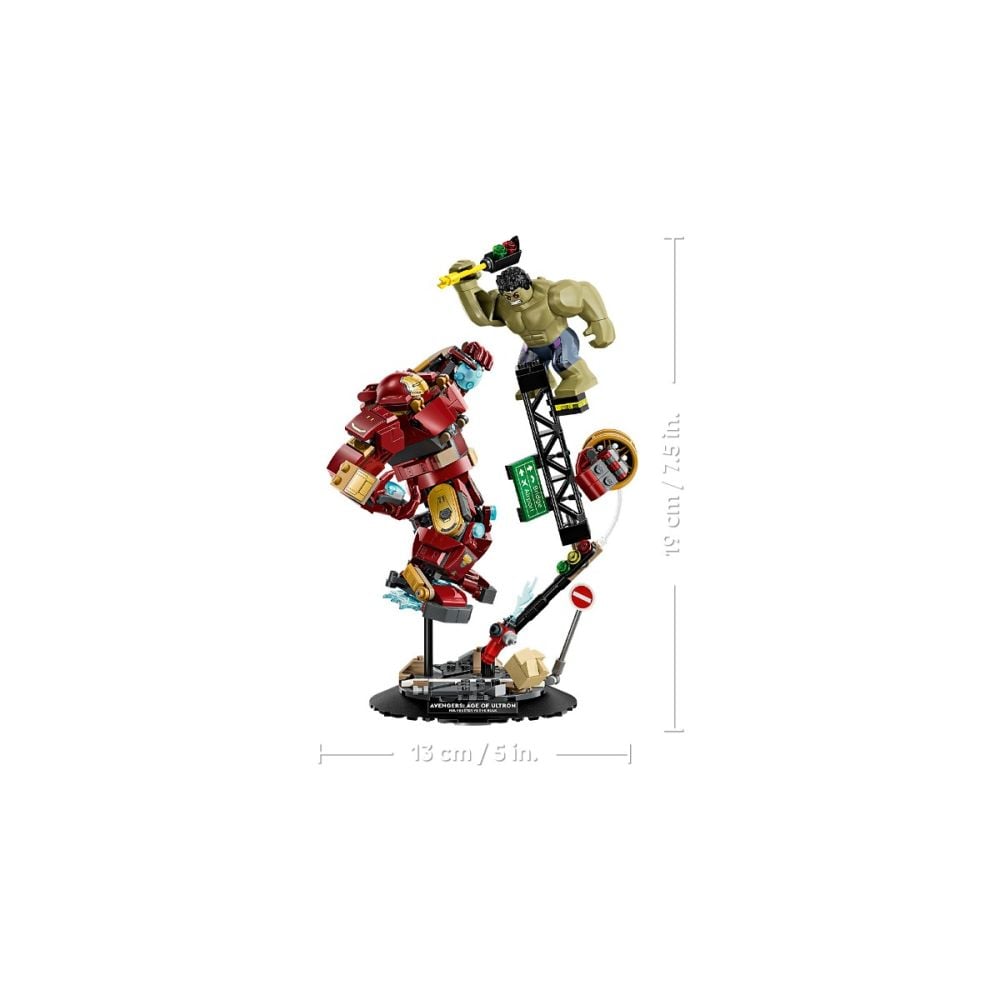 LEGO® Super Heroes - Batalie memorabila: Hulkbuster vs Hulk (76343)