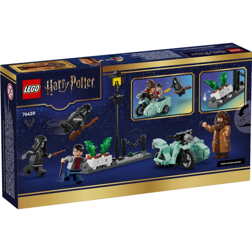 LEGO® Harry Potter - Hagrid si Harry in fuga de pe Aleea Boschetelor (76459)